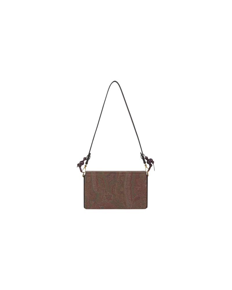 Etro Clutch Mit Arnicamuster, Damen, Braun Braun