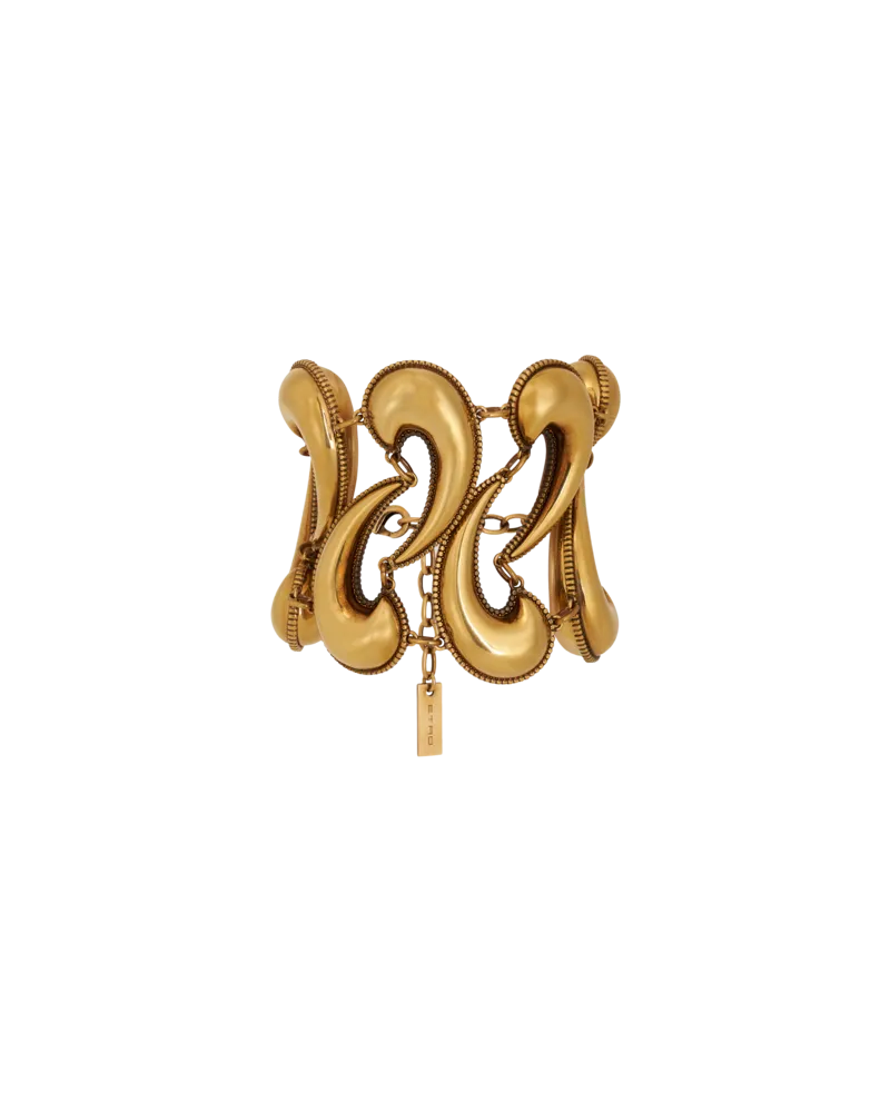 Etro Armband Paisley, Damen, Gold Gold