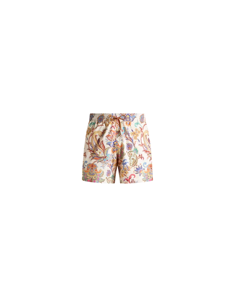 Etro Badeshorts Mit Floralem Muster, Herren, Beige, Größe Beige