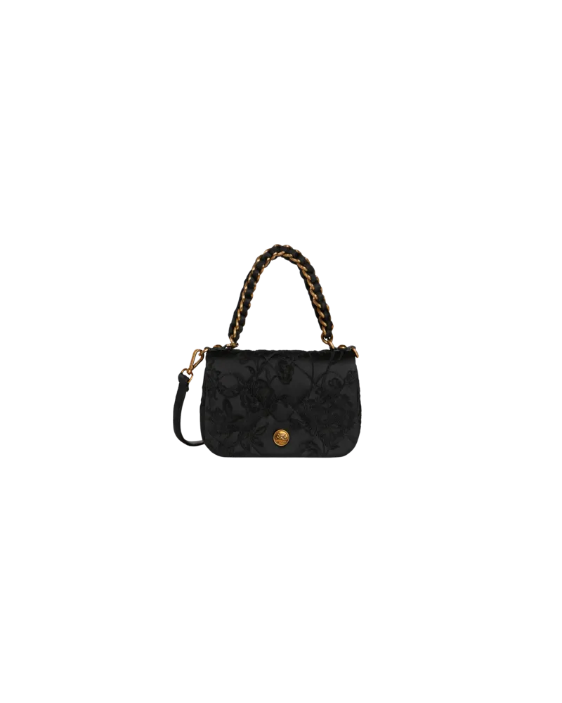 Etro Kleine Tasche Bond Abgesteppt, Damen, Schwarz Schwarz
