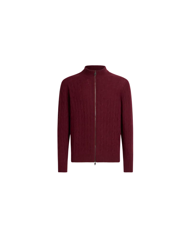 Etro Einfarbiger Cardigan Aus Kaschmir, Herren, Rot, Größe Rot