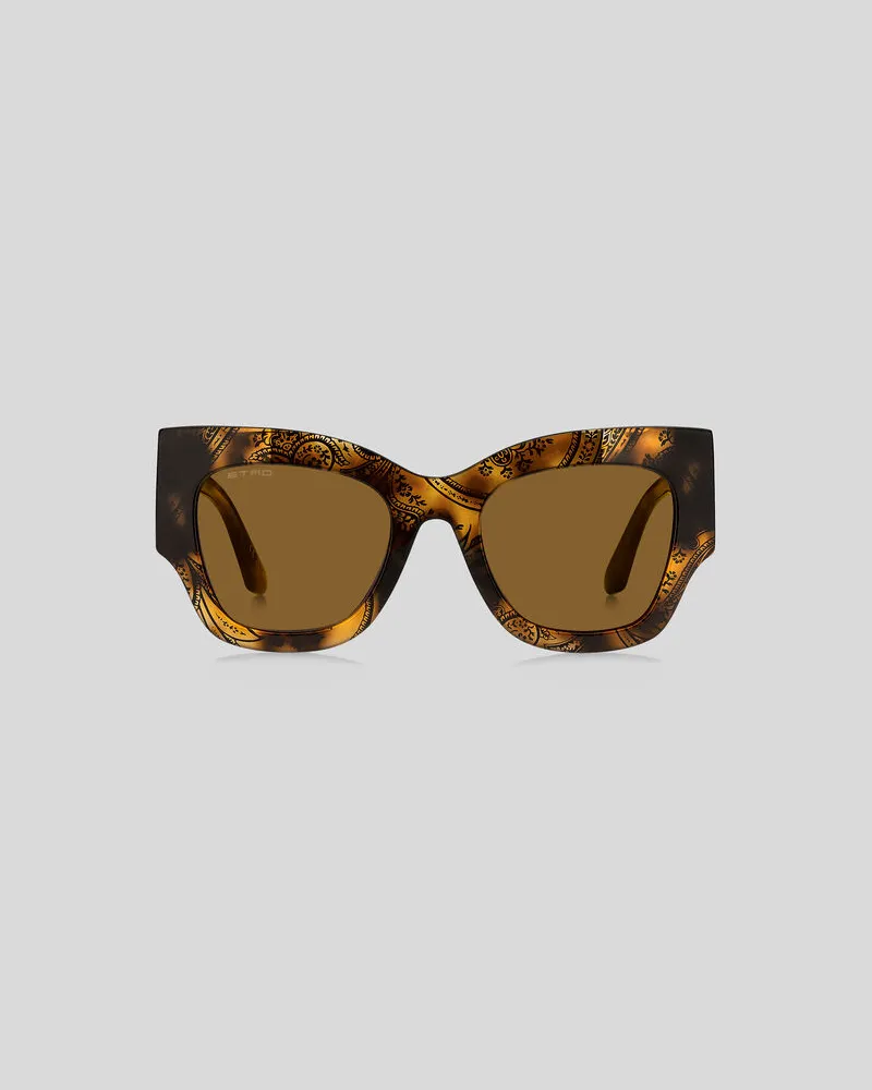 Etro Sonnenbrille Etromania, Damen, Braun Braun