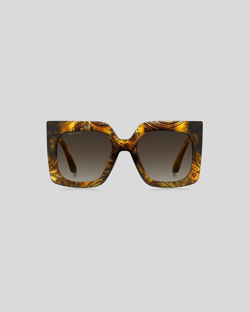 Etro Sonnenbrille Etromania, Damen, Braun Braun