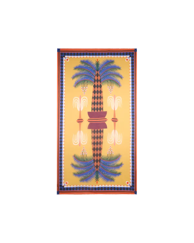 Etro Maxi-schal Etro X Agostino Iacurci, Damen, Gelb Gelb