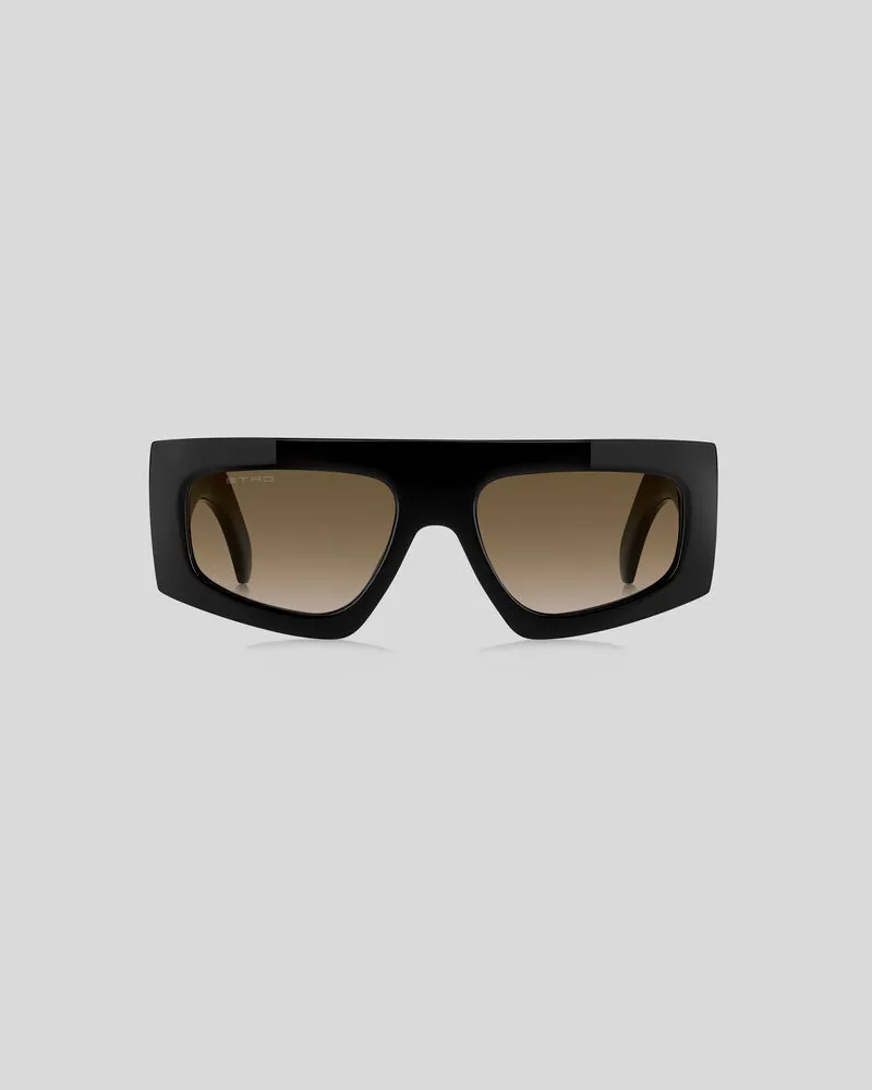 Etro Etroscreen Sonnenbrille, Damen, Schwarz Schwarz