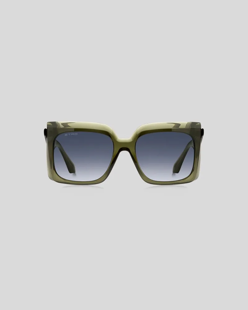 Etro Sonnenbrillen Etro Tailoring, Damen, Grün Grün