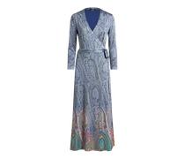 Paisley-wickelkleid, Navyblau, Größe
