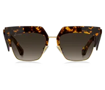 Sonnenbrille Etroclub, Damen, Braun