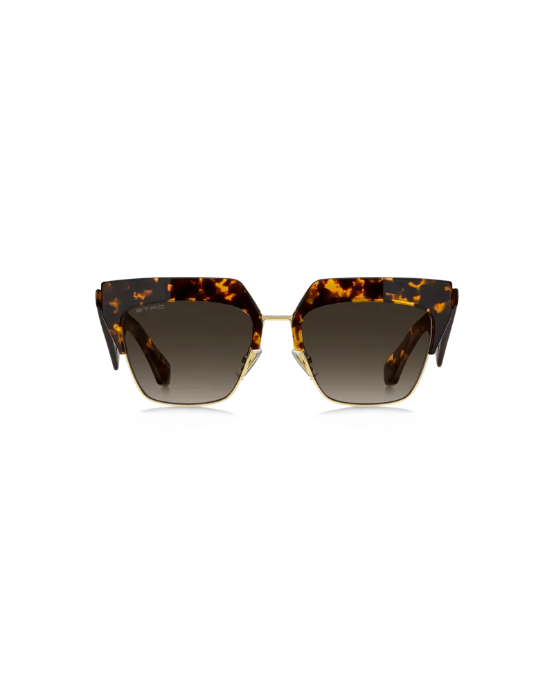 Etro Sonnenbrille Etroclub, Damen, Braun Braun