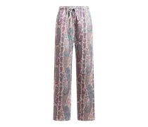Jogginghose Aus Baumwolle Mit Paisley-foliage-motiv, Damen, Multicolor, Größe