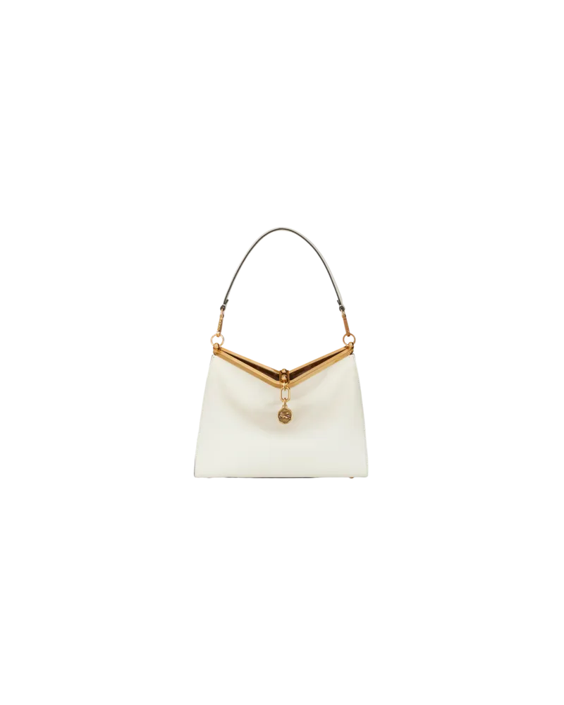 Etro Mittlere Vela Handtasche, Damen, Weiß Weiß