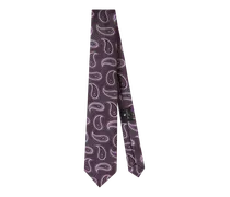Krawatte Mit Jacquard-paisleymuster, Herren, Violett