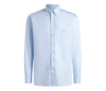 Button-down-hemd Mit Logo, Herren, Hellblau, Größe