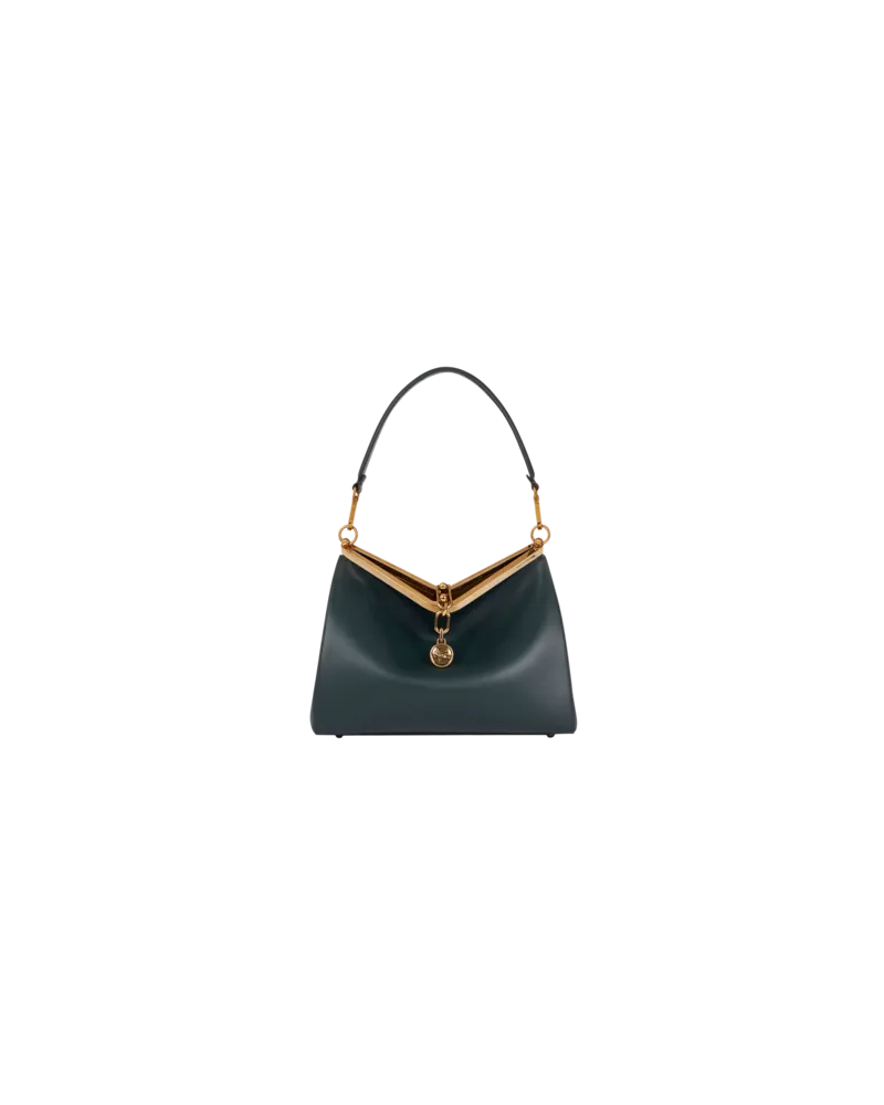 Etro Mittlere Vela Handtasche, Damen, Dunkelgrün Dunkelgrün