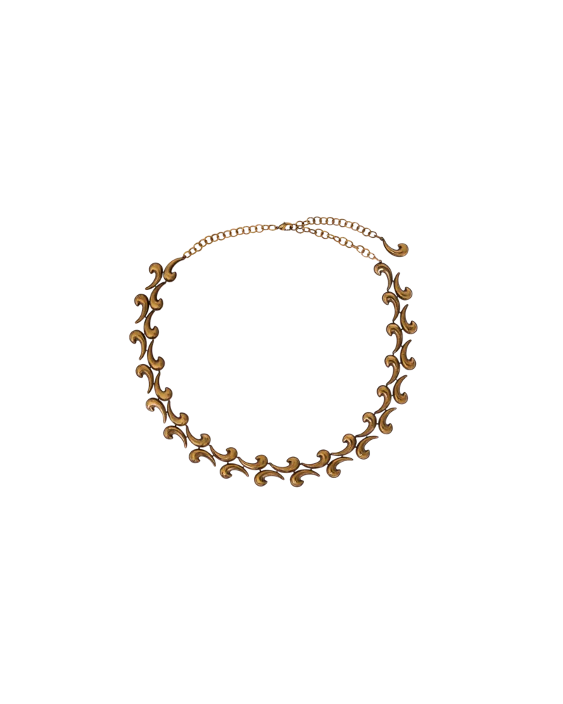 Etro Halskette Mit Mikro-paisley-muster, Damen, Gold Gold