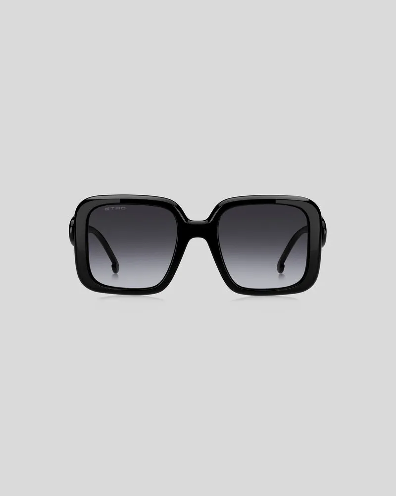 Etro Etropaisley-sonnenbrille, Damen, Schwarz Schwarz