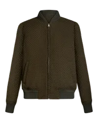 Etro Bomberjacke Aus Wolle, Herren, Grau Grau