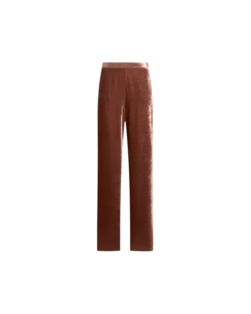 Etro Palazzo-hose Aus Samt, Damen, Rosa, Größe Rosa