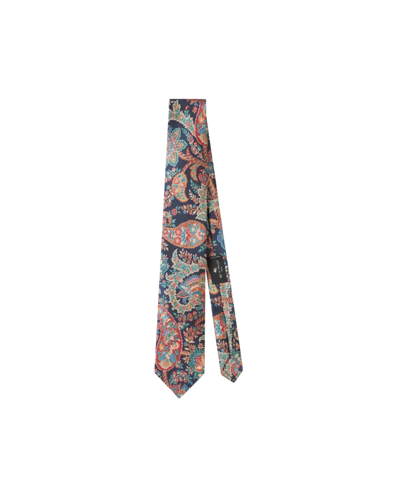 Etro Krawatte Mit Floralem Paisley-muster, Herren, Multicolor Multicolor