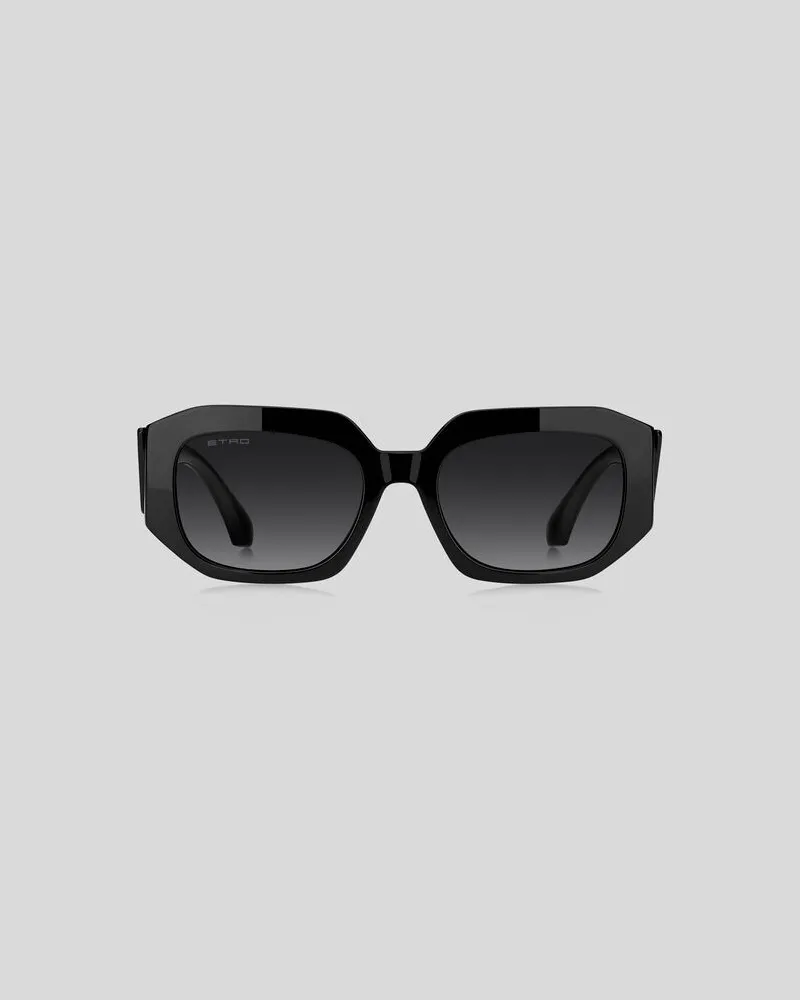 Etro Sonnenbrillen Etro Tailoring, Damen, Schwarz Schwarz