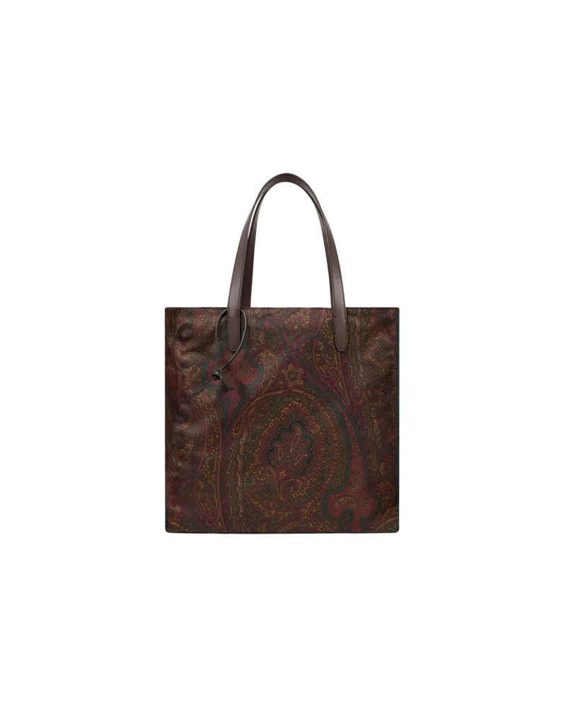 Etro Birkenstock By Etro Unfold Me Tote Bag With Arnica Motif, Damen, Braun Braun