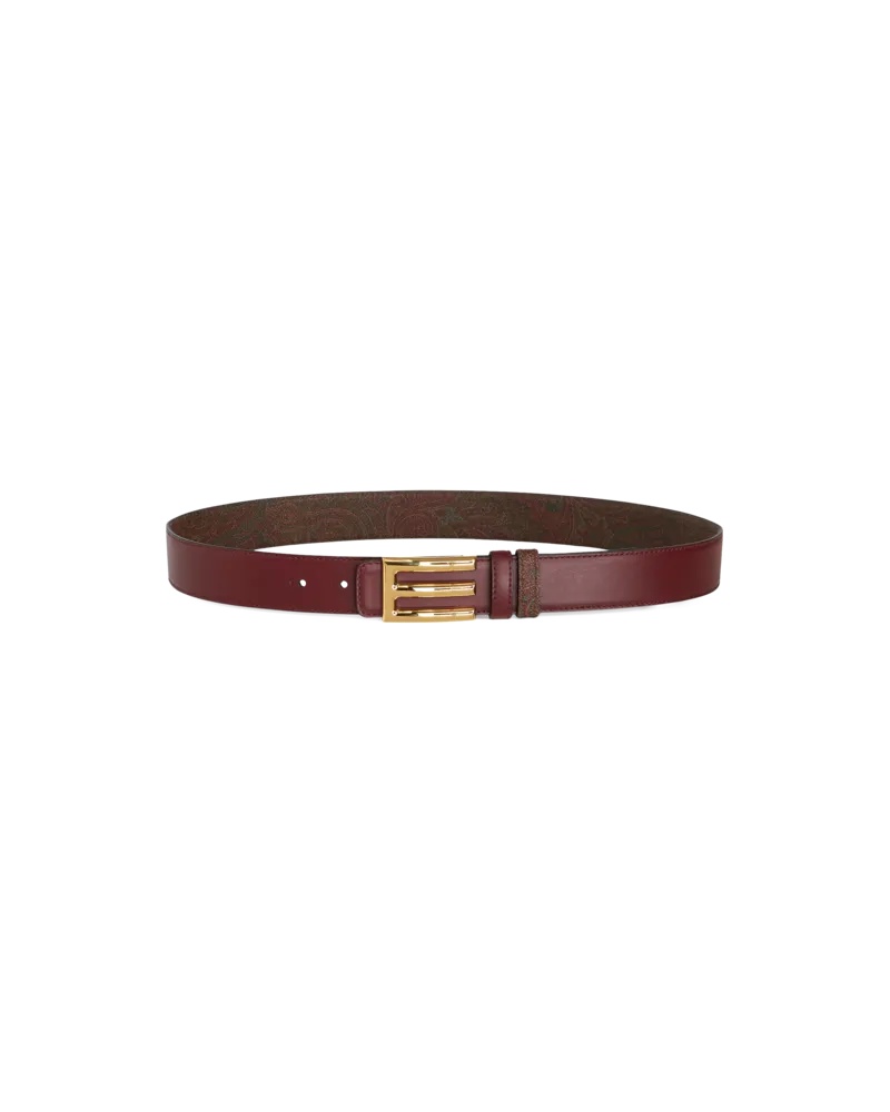 Etro Wendegürtel, Herren, Bordeaux, Größe Bordeaux