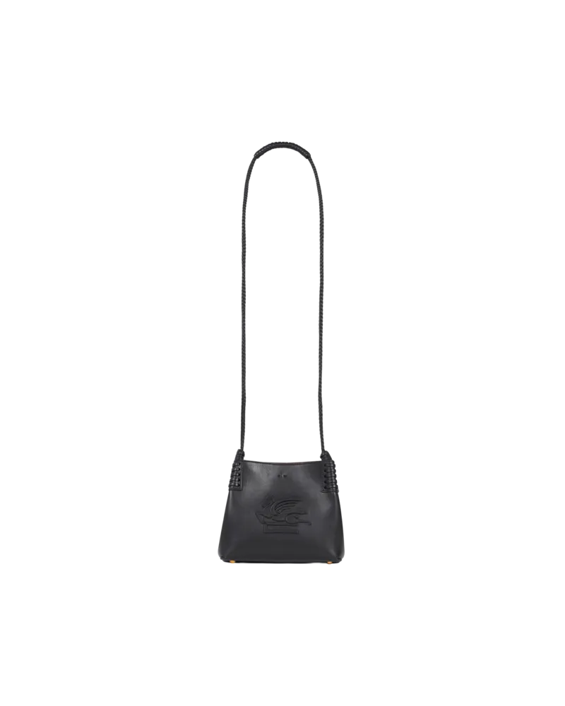 Etro Shoppingtasche Libra Mini, Damen, Schwarz Schwarz