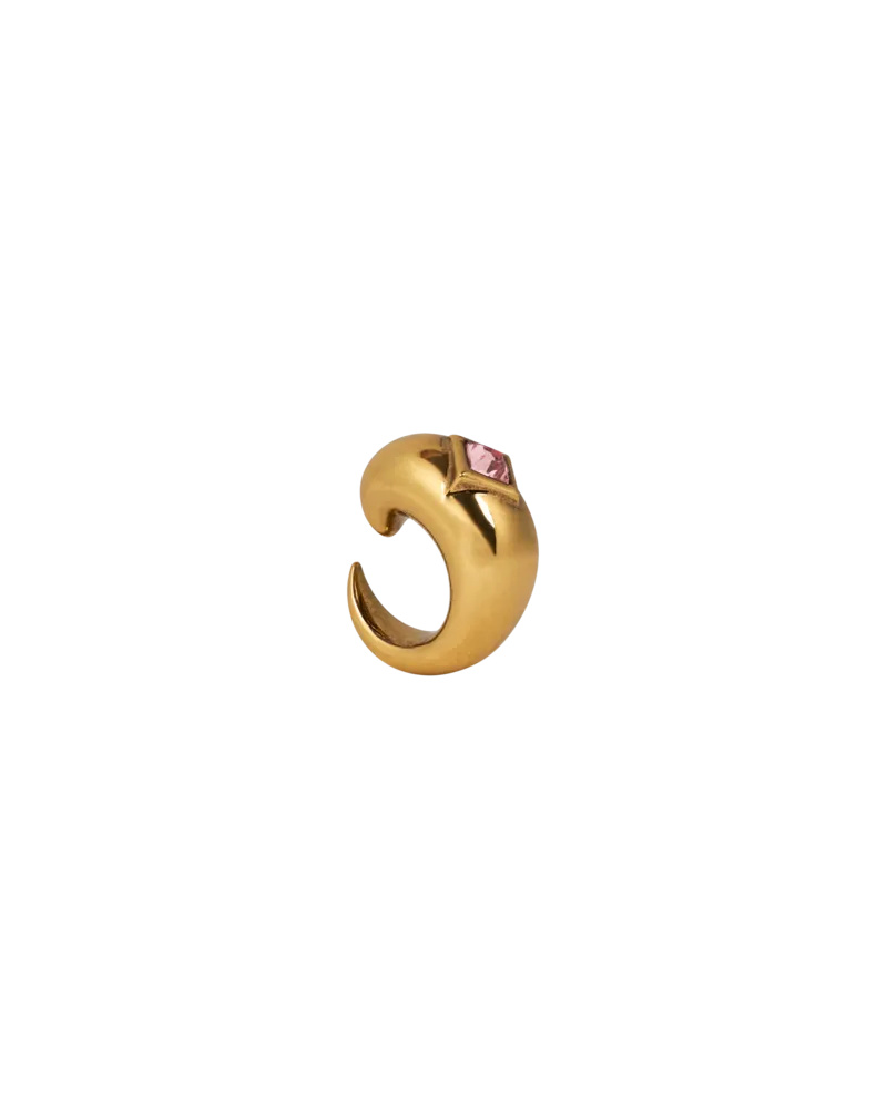 Etro Ohrring Ear Cuff Mit Schmuckstein, Damen, Gold Gold