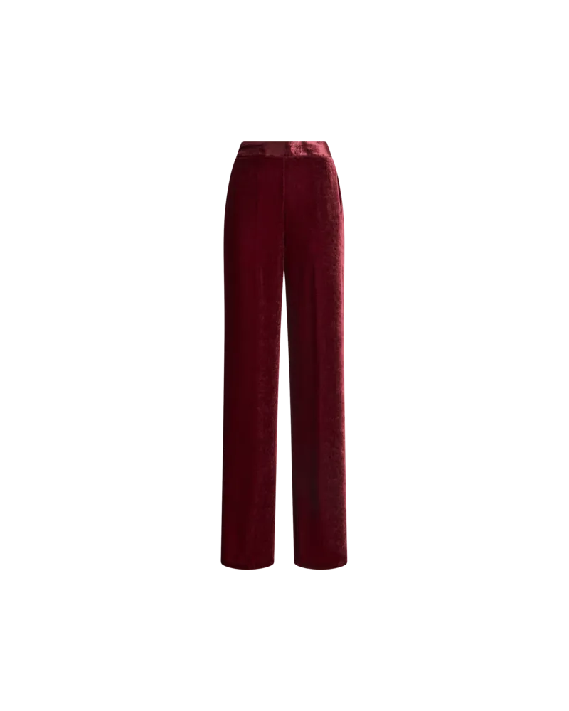 Etro Palazzo-hose Aus Samt, Damen, Bordeaux, Größe Bordeaux