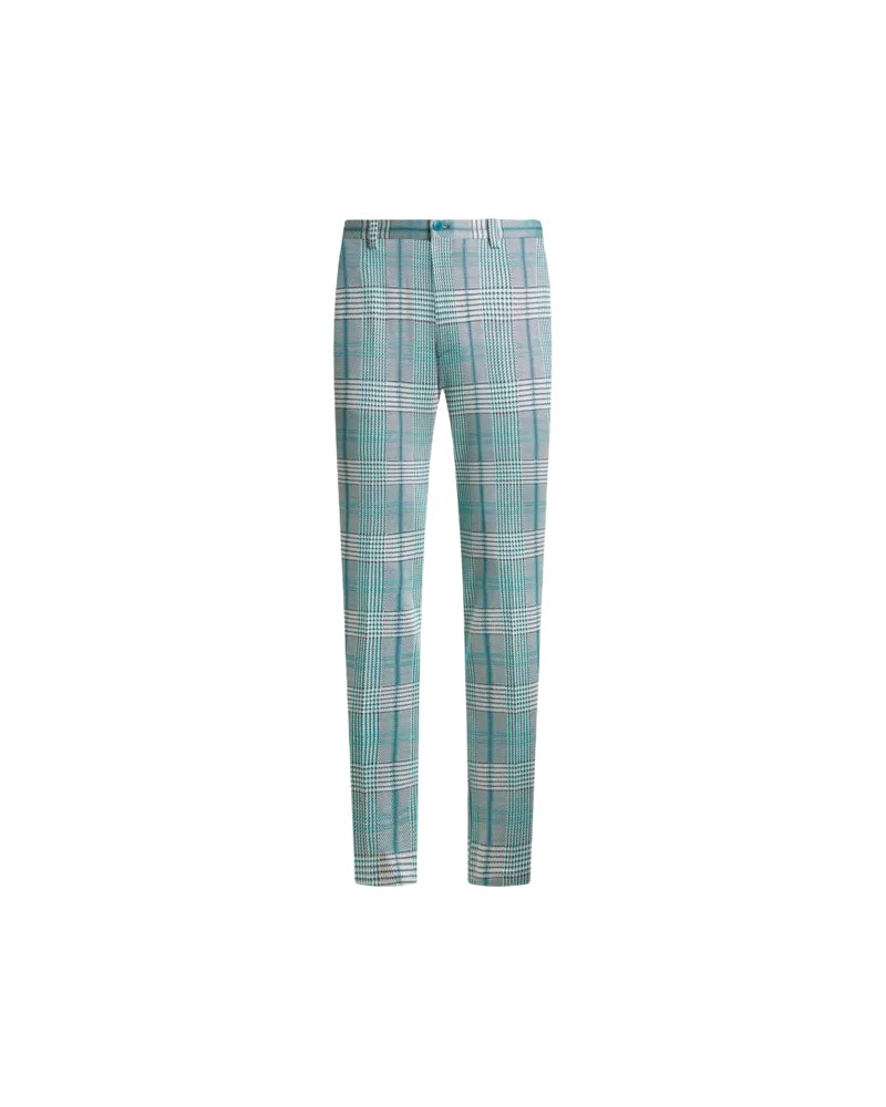 Etro Glencheckhose, Herren, Hellblau, Größe Hellblau