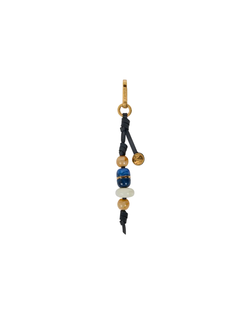 Etro Charm Mit Kugeln Und Pegaso-münze, Damen, Blau Blau