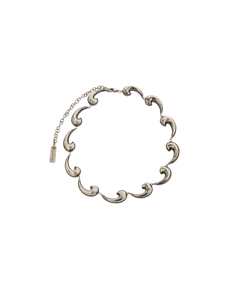 Etro Mini Paisley Necklace, Damen, Silber Silber