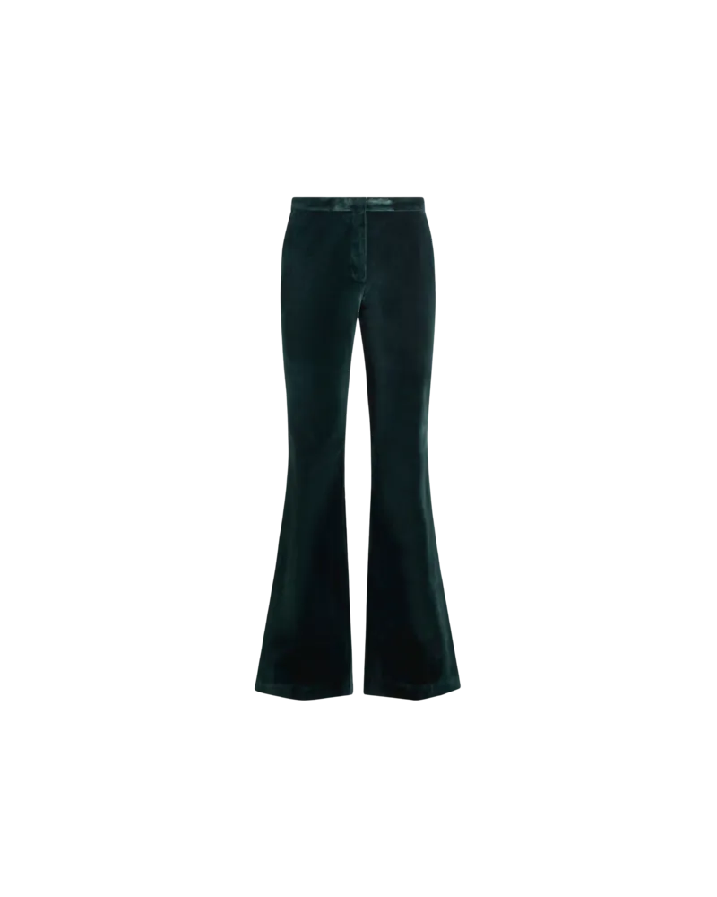 Etro Schlaghose Aus Elastischem Baumwollsamt, Damen, Größe 