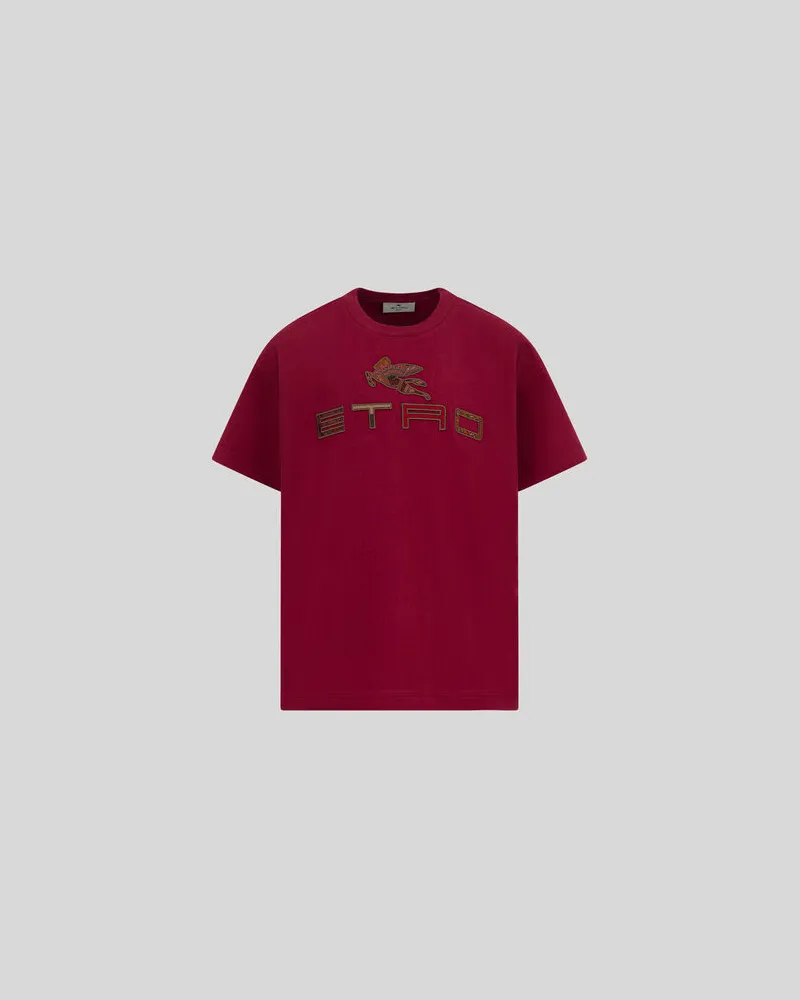 Etro T-shirt Prints Legacy Mit Logo, Größe 