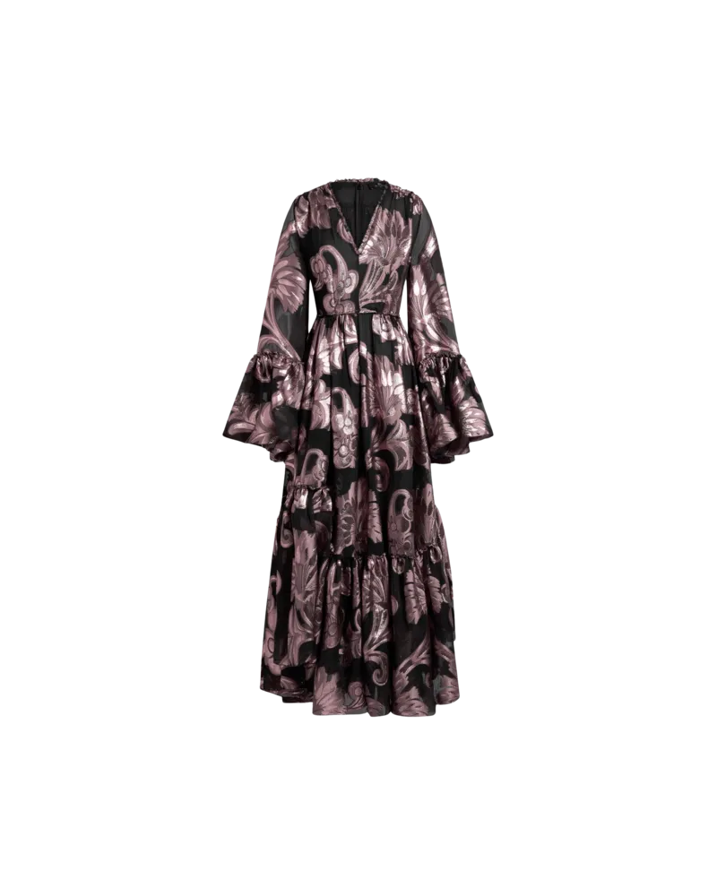 Etro Langes Kleid Aus Fil Coupé, Damen, Rosa, Größe Rosa