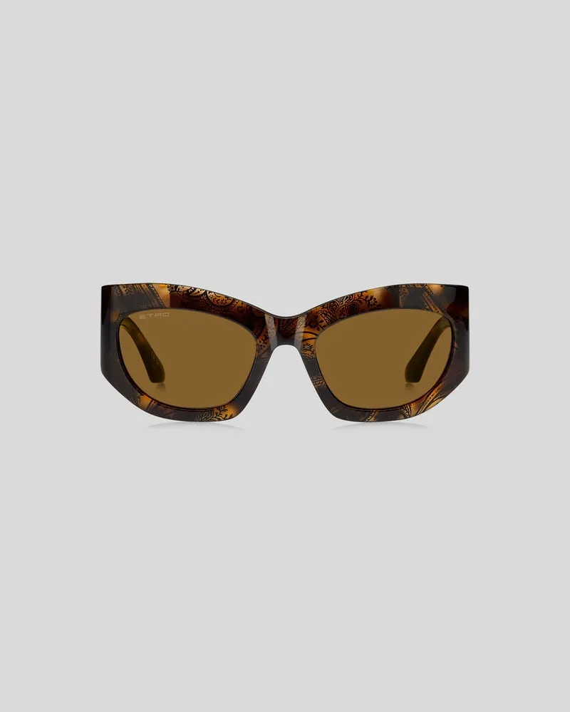 Etro Sonnenbrille Etromania, Damen, Braun Braun