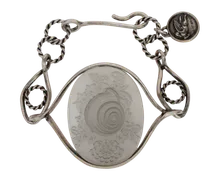 Armband Mit Muschel In Kameeform, Damen, Silber