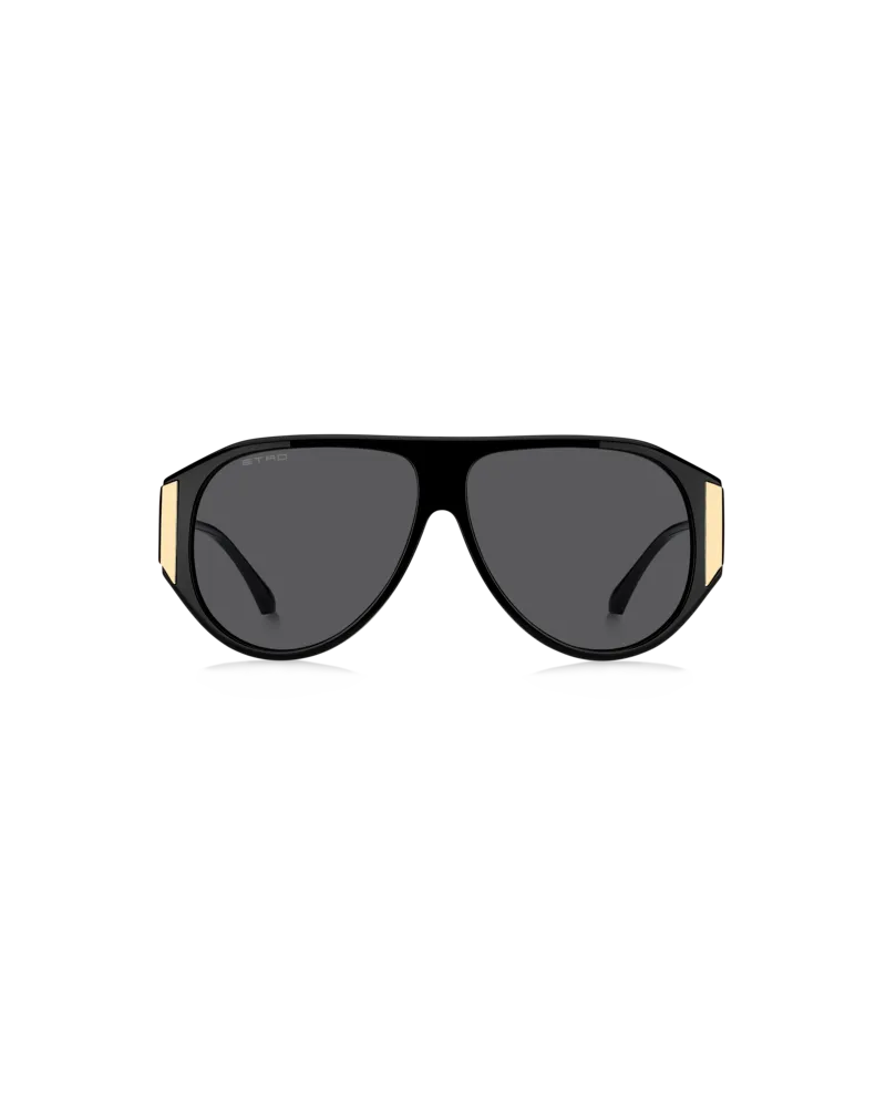 Etro New Tailoring-sonnenbrille, Herren, Schwarz Schwarz