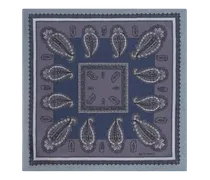 Einstecktuch Mit Paisleymuster, Herren, Grau