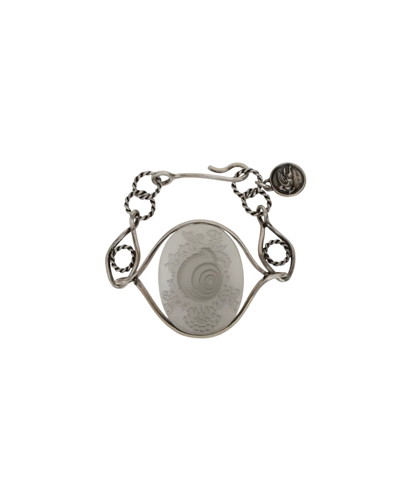 Etro Armband Mit Muschel In Kameeform, Damen, Silber Silber