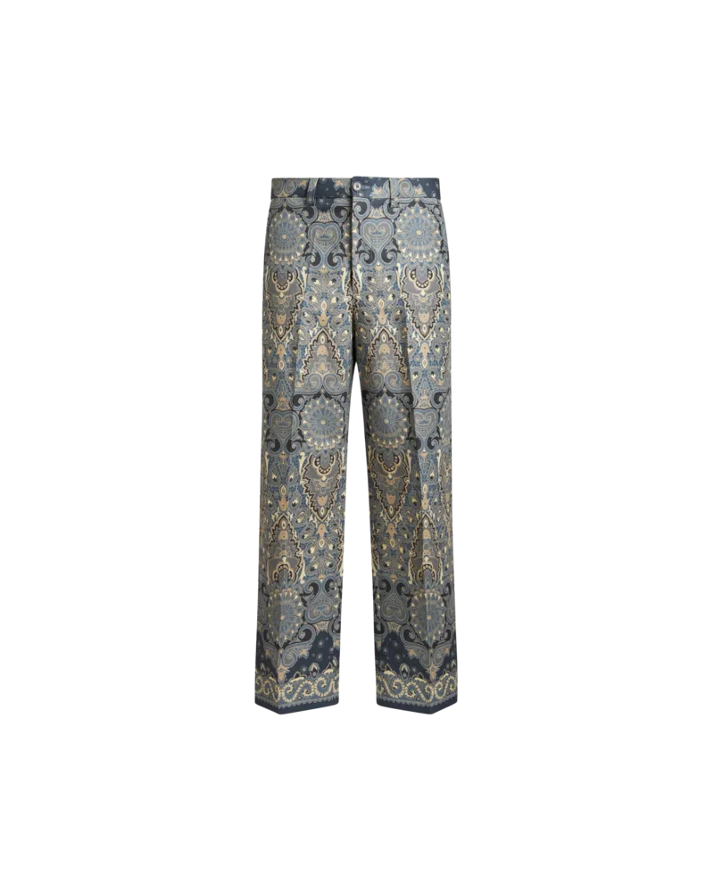 Etro Sartoriale Hose Aus Stretch-baumwolle, Herren, Navyblau, Größe Navyblau