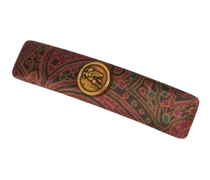 Haarspange Mit Pegaso, Damen, Bordeaux