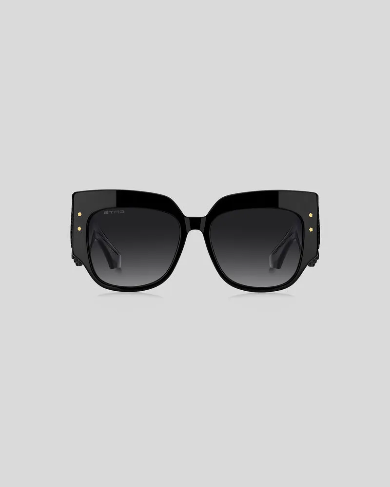 Etro Sonnenbrille Etroblossom, Damen, Schwarz Schwarz
