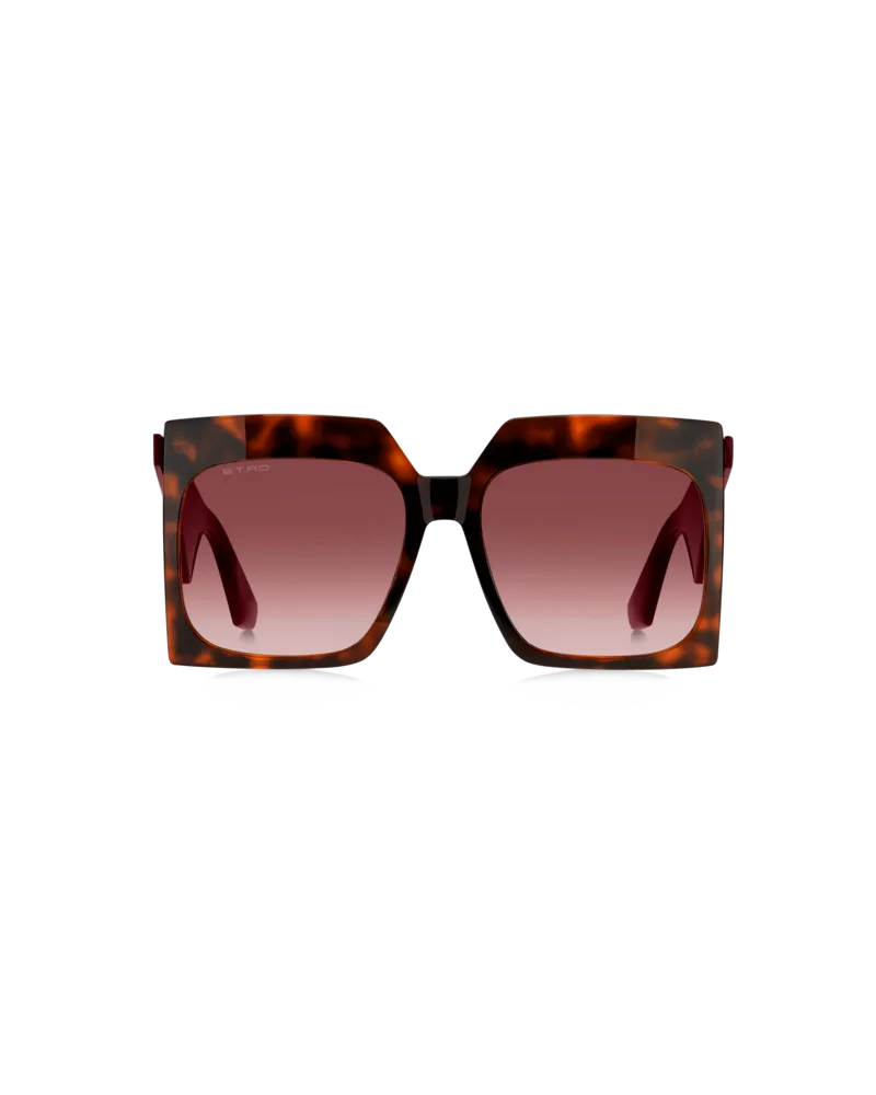 Etro Etro Tailoring Sonnenbrille, Damen, Braun Braun
