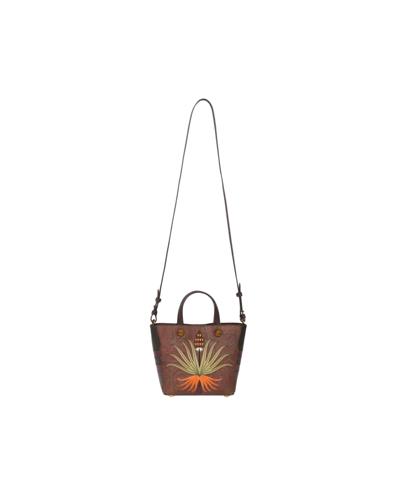 Etro Mini-shopper Etro X Agostino Iacurci In Arnica, Damen, Braun Braun