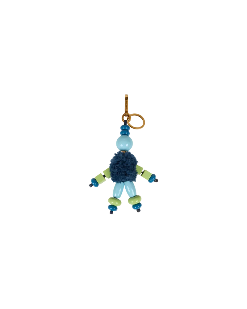 Etro Charm Männchen, Damen, Hellblau Hellblau