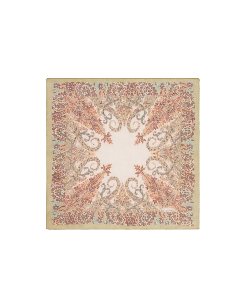 Etro Einstecktuch Mit Paisleymuster, Herren, Rosa Rosa