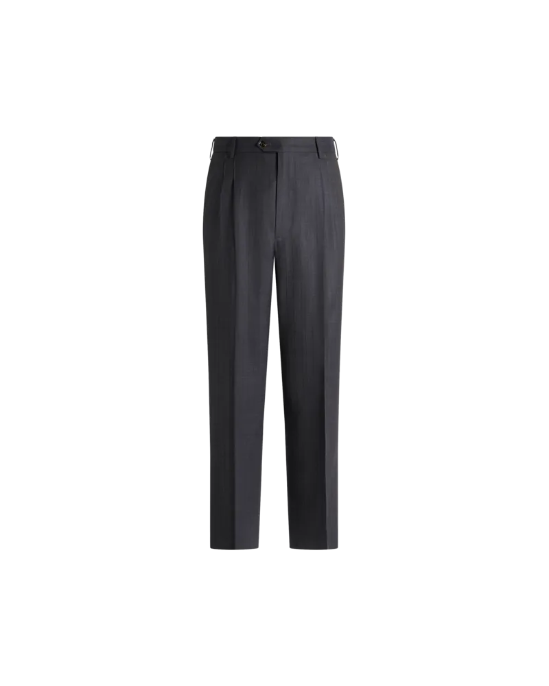 Etro Hose Aus Wolljacquard, Herren, Navyblau, Größe Navyblau