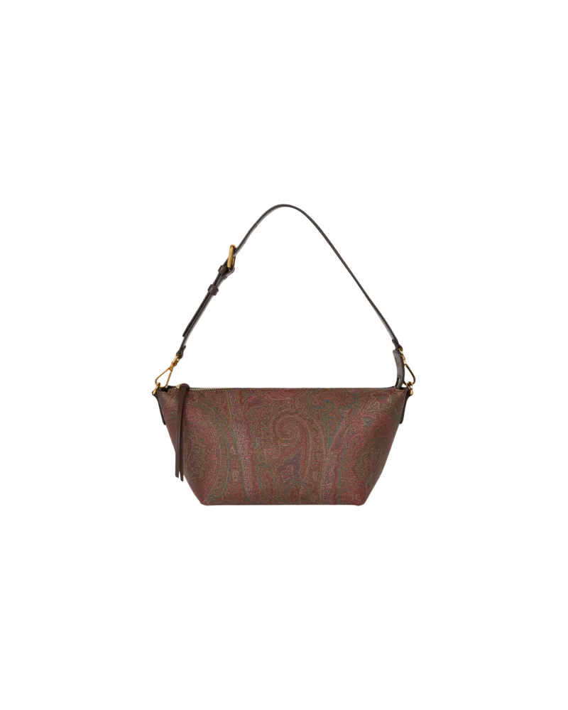 Etro Umhängetasche Etro Essential Mit Paisleys, Damen, Braun Braun