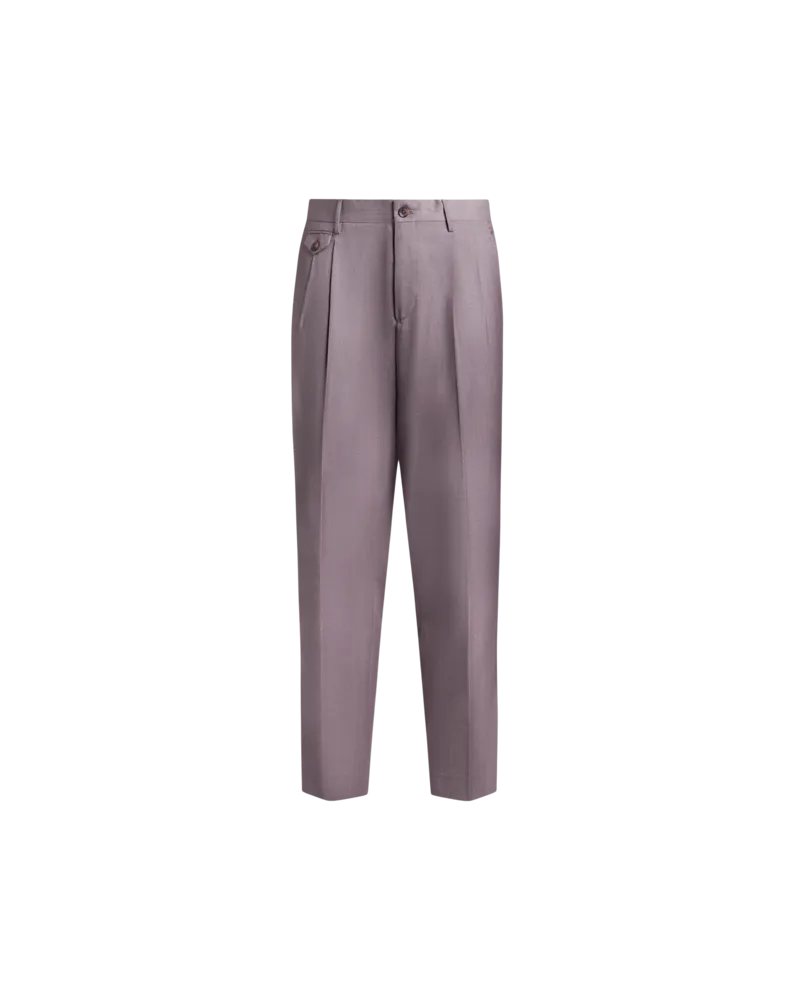 Etro Karottenhose Aus Wolle, Herren, Violett, Größe Violett